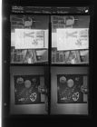 Library Halloween display (4 Negatives (October 29, 1958) [Sleeve 68, Folder b, Box 16]